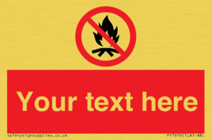 Custom prohibition No campfire